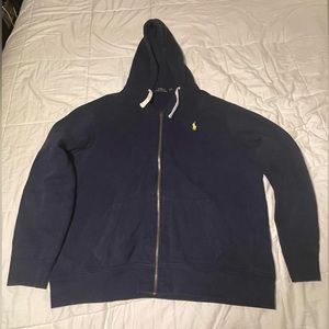 Polo zip up hoodie